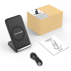 DCAE 10 W Qi Draadloze Oplader Voor iPhone X 8 Snelle Draadloze Opladen Pad Stand Dock Station Telefoon Houder voor Samsung Note 8 S9 S8