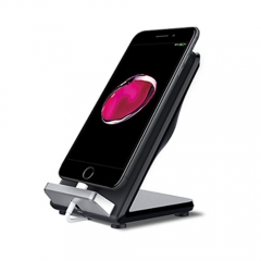 DCAE 10 W Qi Draadloze Oplader Voor iPhone X 8 Snelle Draadloze Opladen Pad Stand Dock Station Telefoon Houder voor Samsung Note 8 S9 S8