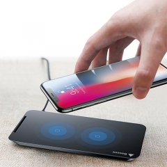 Baseus Qi Draadloze Oplader Voor iPhone X 8  S9 S8 S7 S6 Rand Note 8 Telefoon Qi Draadloze Opladen pad Docking Dock Station