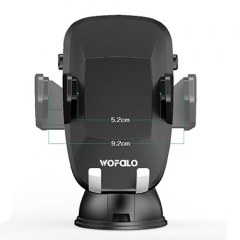 Snelle qi draadloze auto quick charger draadloze oplader stand auto mount voor galaxy s6 s5 s7 s9 edge s8 plus iphone X 8 plus