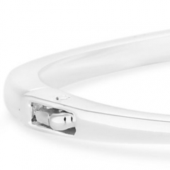 Crystal curve bangle