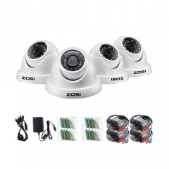 ZOSI 8 Channel HD-TVI 1080p CCTV Camera Security System,1080p 4-in-1 Surveillance DVR Recorder with 1TB HDD and (4) 2.0MP 1920TVL Outdoor/Indoor Day N