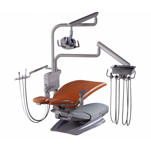 DCI Over the Patient Automatic Dental Unit with PMU w/Cuspidor, White PN DO4100