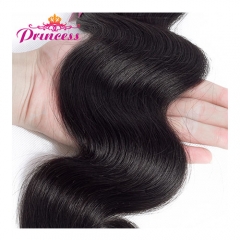Haar 13x4 Kant Frontale Sluiting Met Bundels Braziliaanse Body Wave Menselijk Haar Bundels Met Vetersluiting niet-Remy