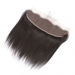 Maleisische Steil Haar Bundels Met Kant Frontale 3 stuks met Sluiting 13*4 Niet-Remy Menselijk Haar