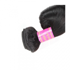 Indische Losse Golf Bundels Met Vetersluiting Niet Remy menselijk Haar Bundels Met Sluiting Met Baby Haar Gratis Midden Drie