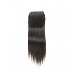 Menselijk Haar Bundels Met Sluiting 3 Bundels Met Sluiting Niet Remy Extension Peruaanse Steil Haar Bundels Met Sluiting